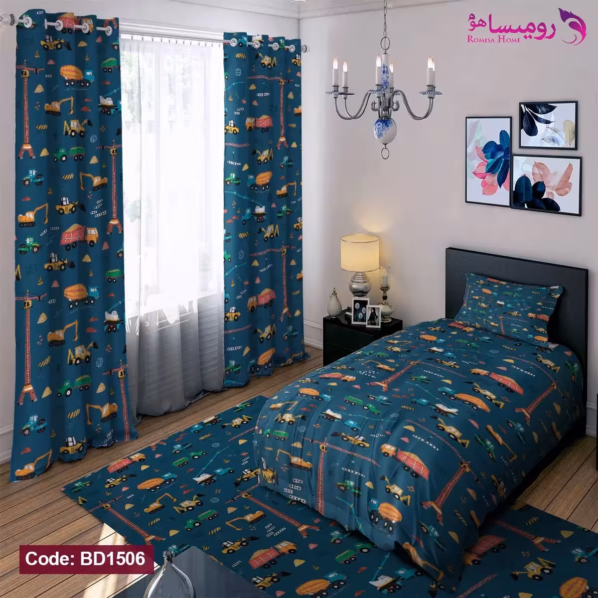 قیمت و خرید روتختی طرح اسباب بازی نفره برند دکو کد BD1506