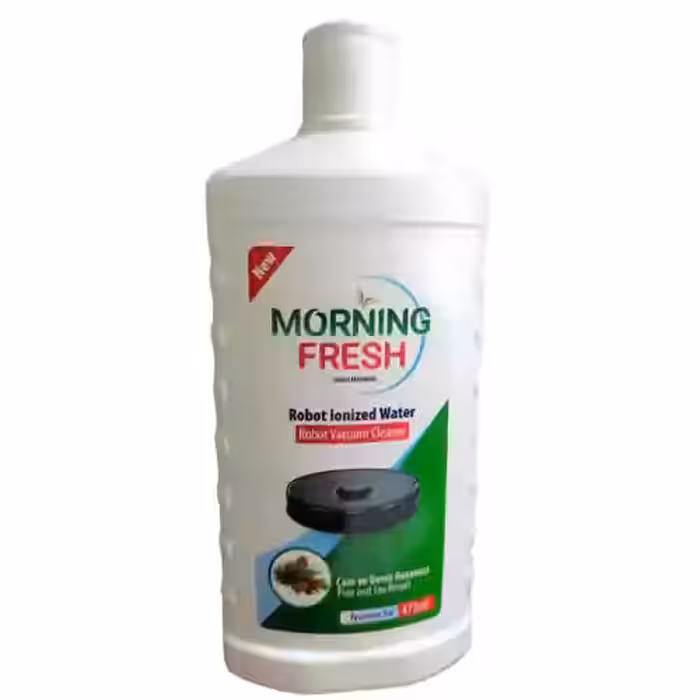 مایع پاک کننده سطوح مورنینگ فرش Morning Fresh Robot Temizleyici İyonize Su Lonized مخصوص جارو رباتیک 473 میل