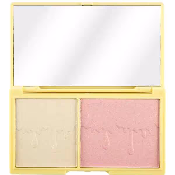 پالت هایلایتر رولوشن Revolution مدل Light and Glow اصل | صورتی و طلایی