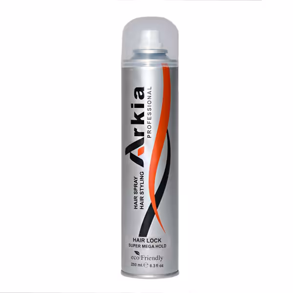 اسپری چسب مو آرکیا مدل Hair lock حجم 250میلی لیتر