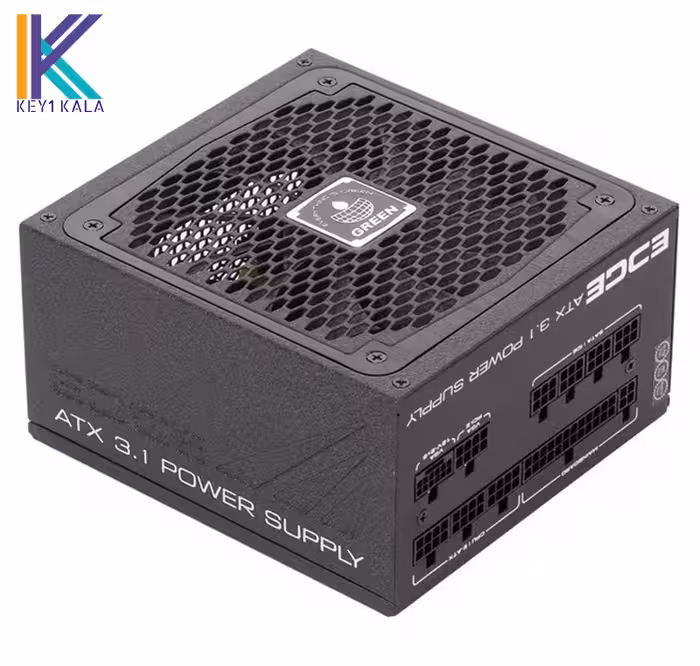 منبع تغذیه کامپیوتر گرین مدل GP850B-EDGE 80 Plus Platinum توان 850 وات