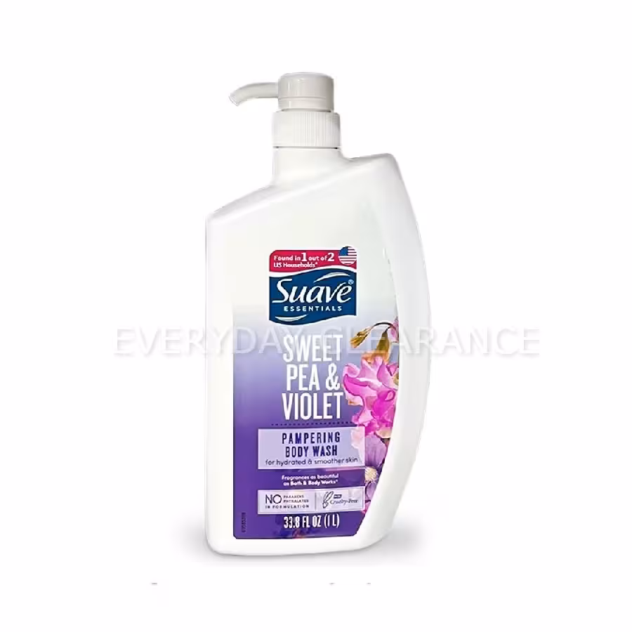شامپو بدن سواو Suave Sweet & Pea Violet حجم 1 لیتر