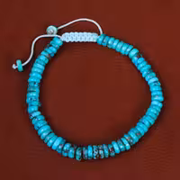 دستبند فیروزه خزامه کد 30430 - جواهری مشاهیر