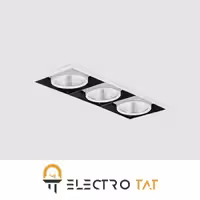 چراغ مولتی دانلایت توکار اوربیتال سه خانه مازی نور