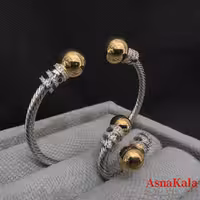 ست زنانه YSX  شامل  بنگل و انگشتر فری سایز  کد NIM141009W