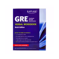 کتاب New GRE Verbal Workbook KAPLAN 9th برای آزمون Gre
