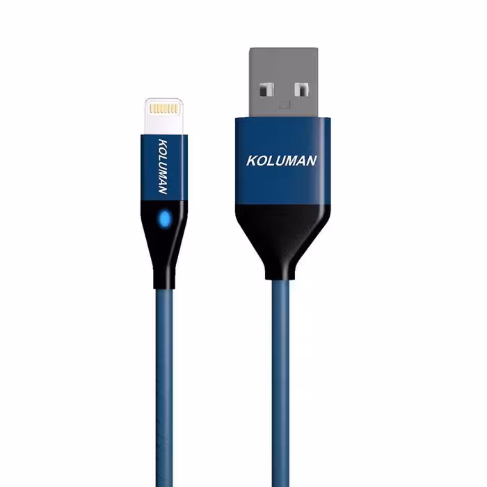 کابل شارژ و انتقال دیتا لایتنینگ کلومن مدل KD-33
