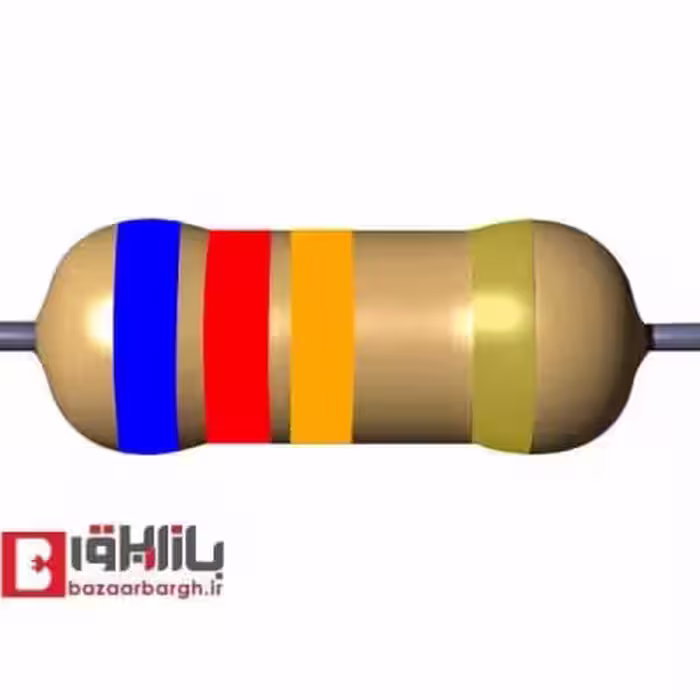 مقاومت 62 کیلو اهم 1.8 وات 5 درصد