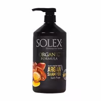 شامپو سولکس Solex فاقد نمک حاوی روغن آرگان حجم 1000 میل