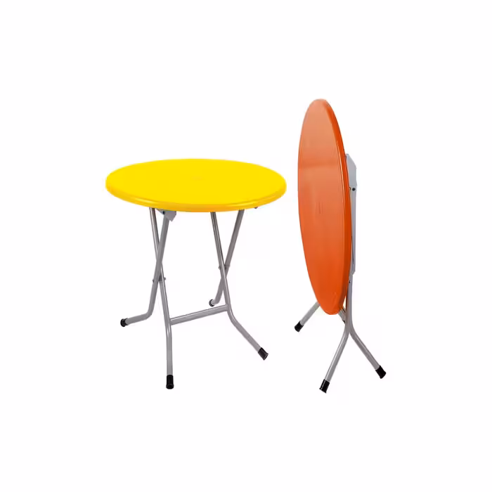 میز ناهارخوری کد 722 پایه فلزی تاشو ناصر پلاستیک