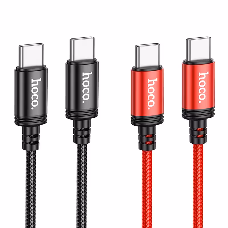 کابل شارژ 60 وات USB-C به USB-C هوکو مدل X89 طول 1 متر