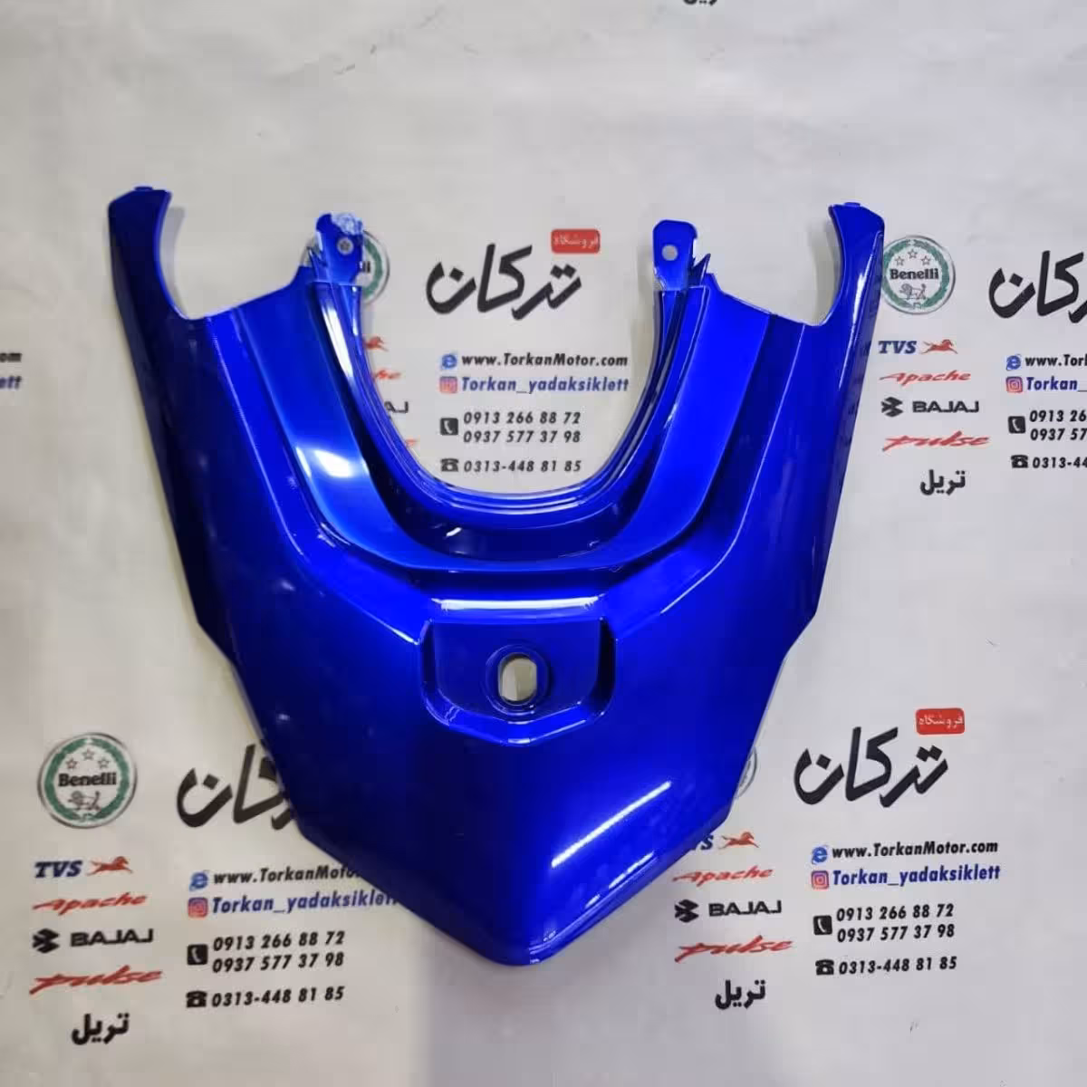 قاب ( کاور ) روی خطر موتور طرح کلیک ( ابی کاربنی براق ) خارجی