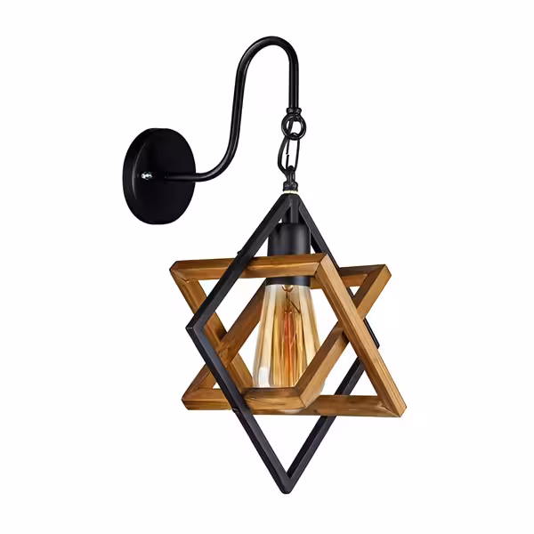 چراغ دیواری چشمه نور مدل H2610.1W-A آنتیک