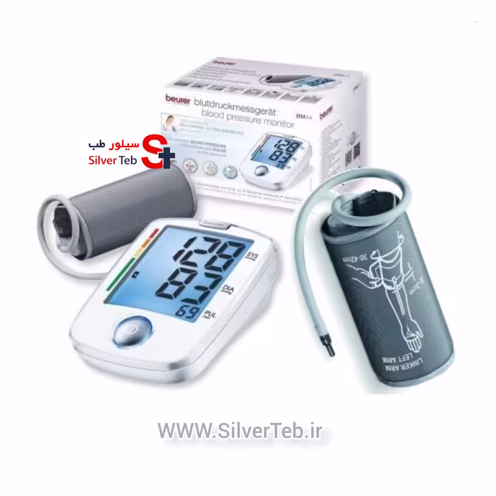فشارسنج بازویی تمام اتوماتیک بیورر مدل BM44 Beurer Fully Automatic Blood Pressure Monitor BM44