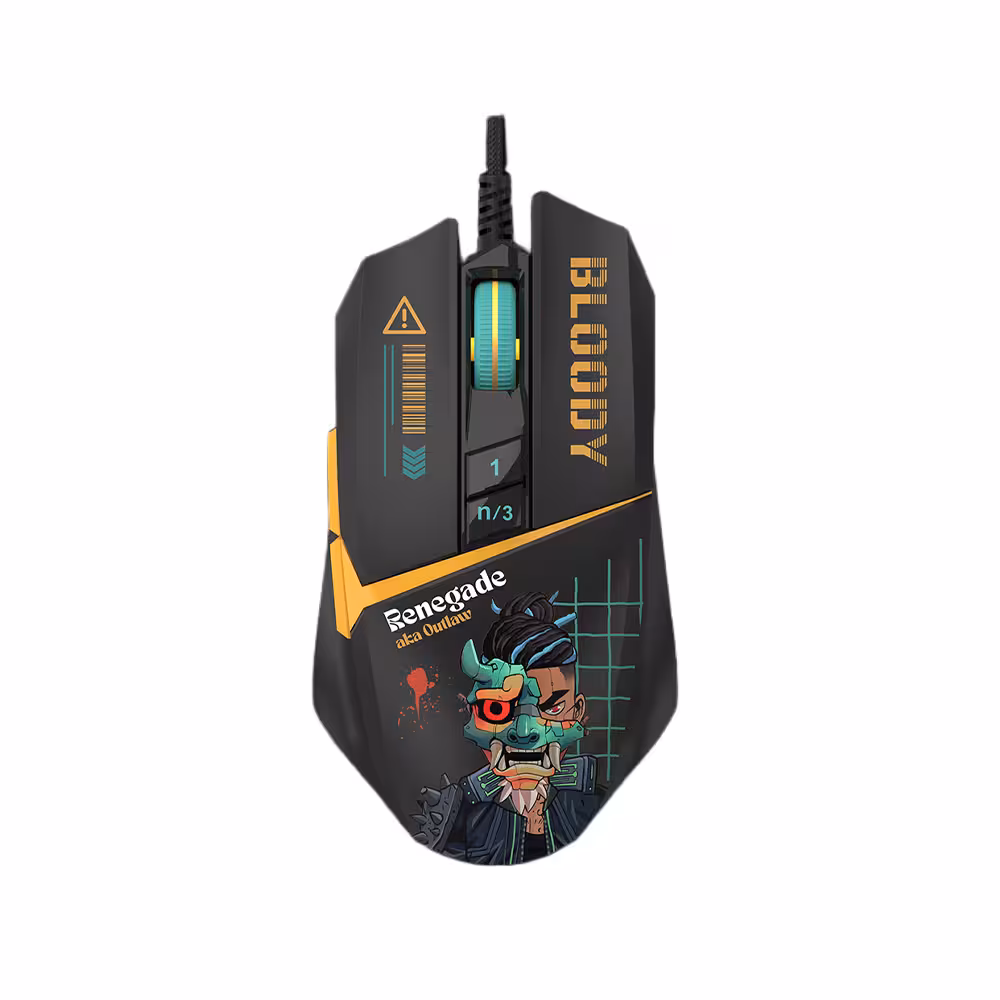 ماوس گیمینگ با سیم ای فورتک مدل Bloody W63 MAX