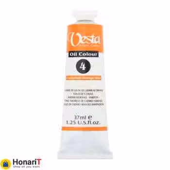 رنگ روغن وستا 37 میل نارنجی شماره 4