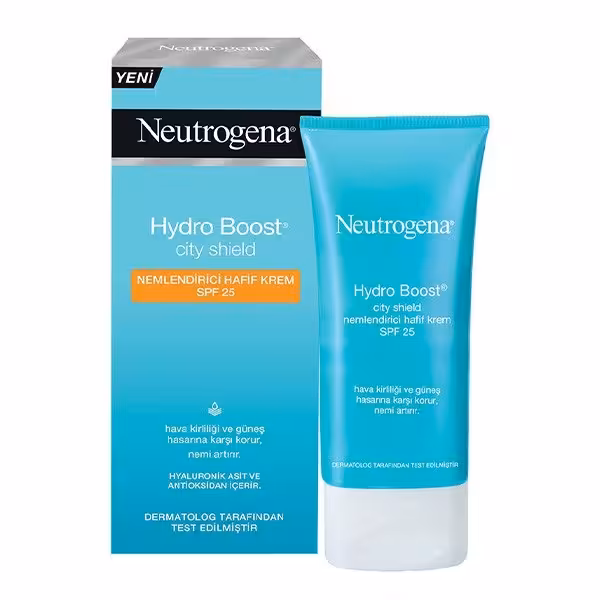 کرم آبرسان هیدرا بوست سیتی شیلد SPF 25 نیتروژنا Neutrogena