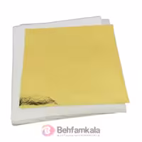 ورق طلا 100 برگی پوستی دار سایز 14 در 14