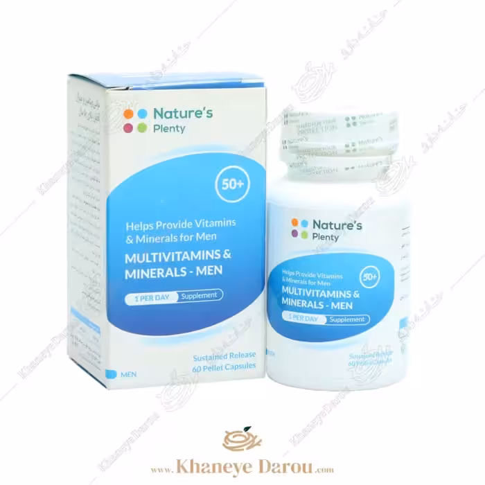 مولتی ویتامین مینرال آقایان نیچرز پلنتی بالای 50