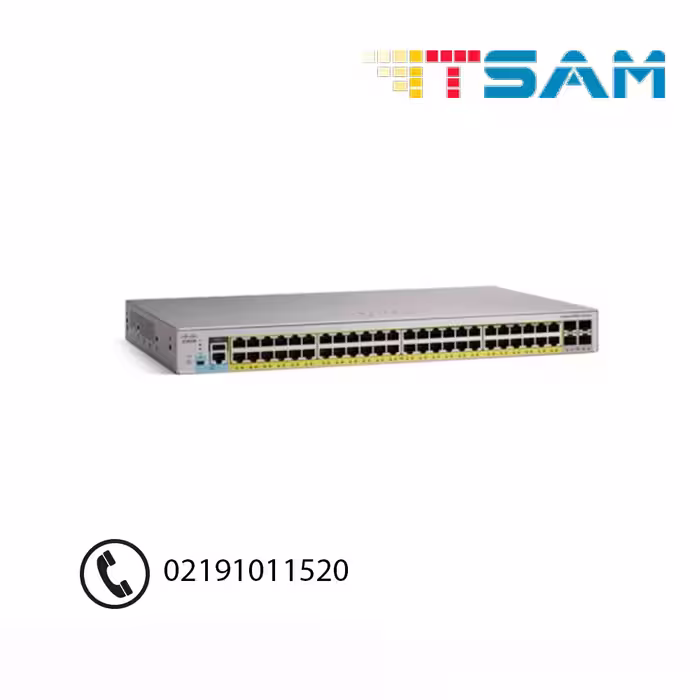 سوئیچ سیسکو Cisco WS-C2960L-48PQ-LL
