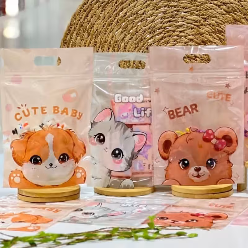 زیپ کیپ طرح حیوانات بازیگوش