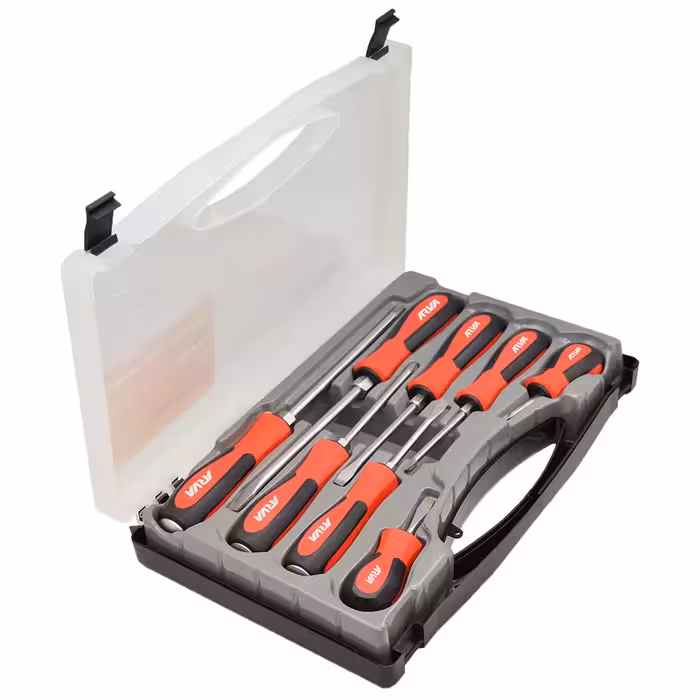 ست پیچ گوشتی ضربه خور کیفی 8 عددی آروا مدل 4519