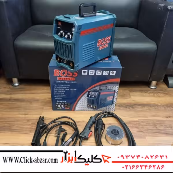 دستگاه جوشکاری اینورتر 400 Co2 باس مدل MIG/MMA-400