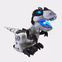 ربات کنترلی مدل دایناسور  تیراناسوروس رکس مکانیکی رنگ سفید