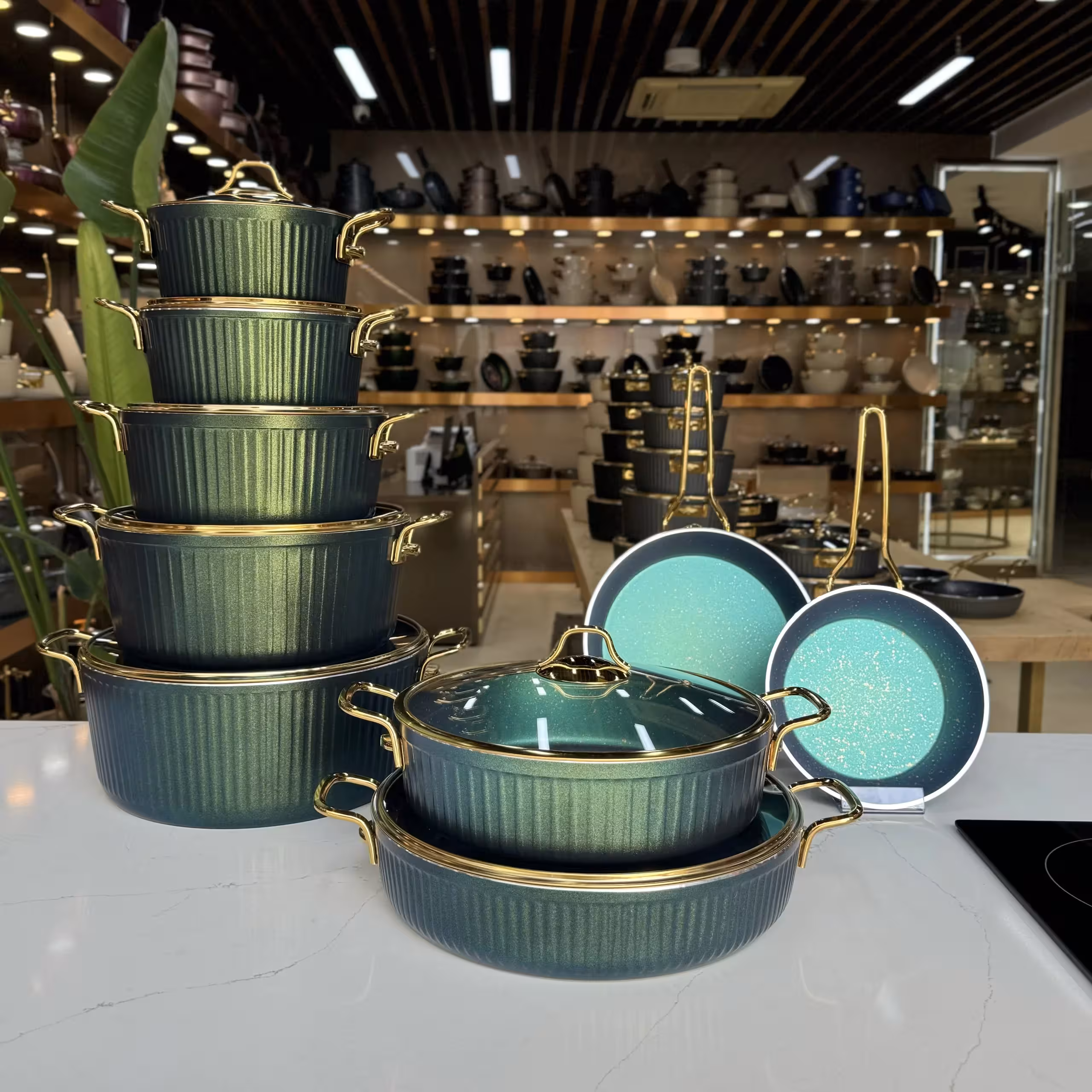 سرویس قابلمه 16 پارچه اویز پلاس  Eviz ترکیه ای