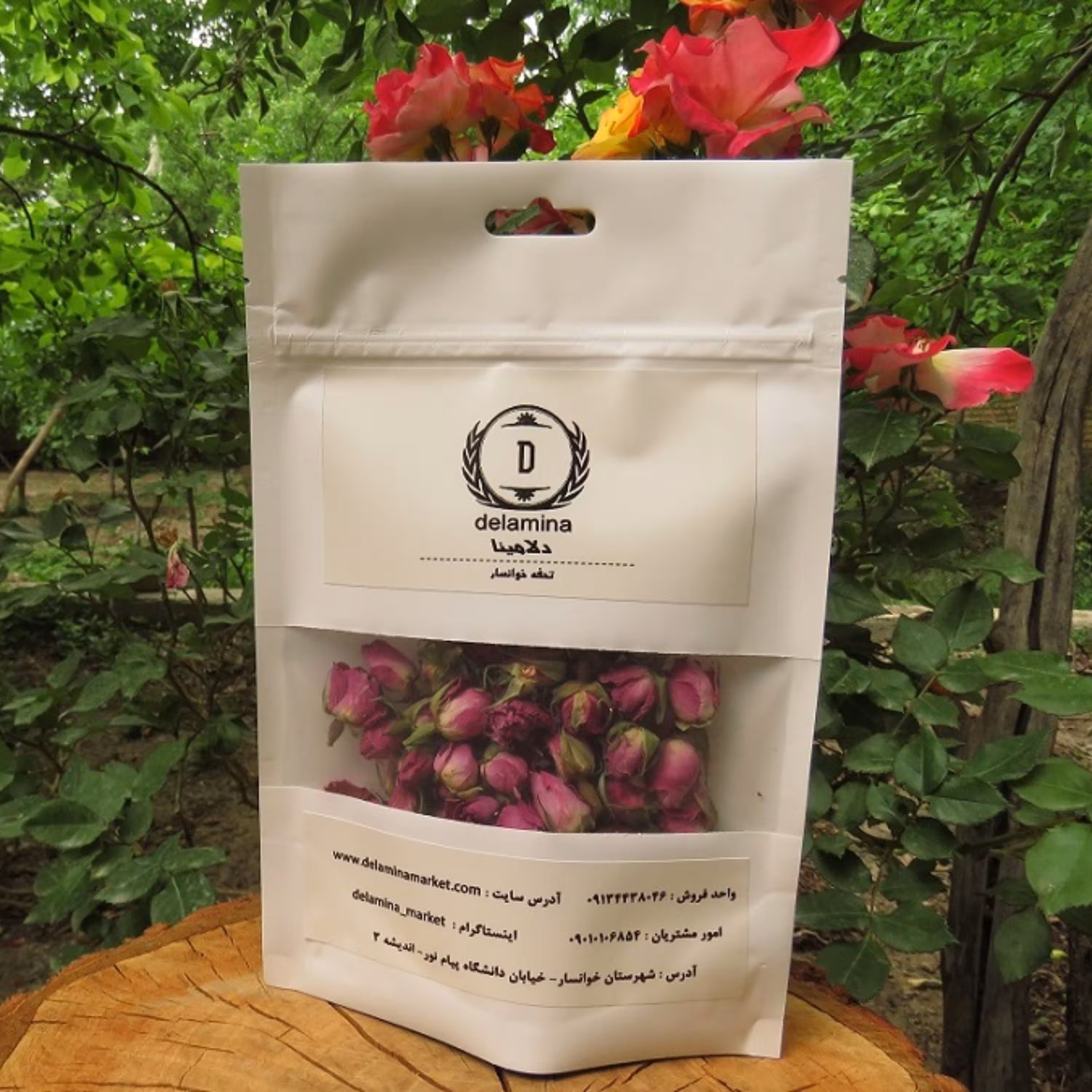 غنچه گل محمدی - 100 گرمی - 