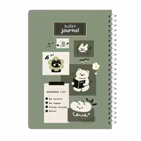 دفترچه یادداشت (Bullet Journal) 80 برگ، طرح کیوت، کد 647