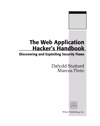خرید و دانلود نسخه کامل کتاب The web application hacker's handbook: discovering and exploiting security flaws