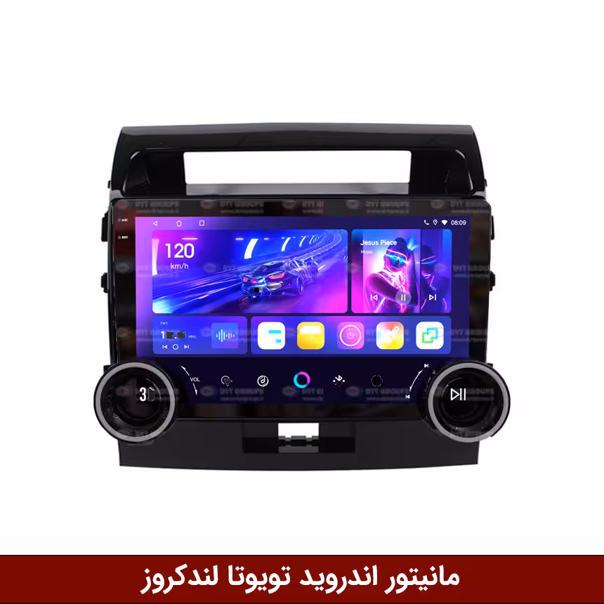 مانیتور دایموند 2K ولوم‌دار لندکروز طرح راک باکس 10 اینچ [سیمکارت خور]