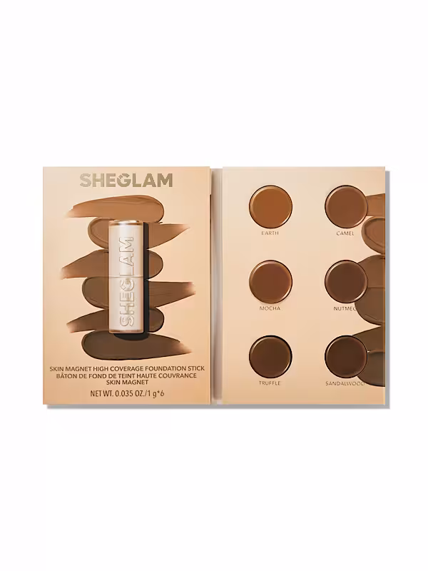 کرم پودر استیکی با پوشش بالا Skin Magnet - رنگ Tan شیگلم SHEGLAM