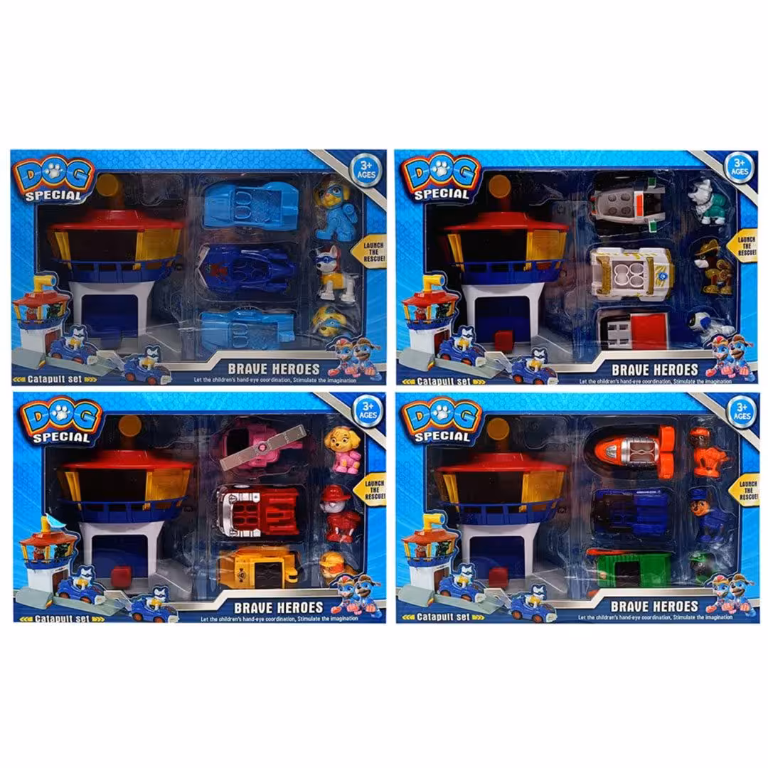 برج سگ نگهبان با ماشین و سگ پی تی 9533 خارجی