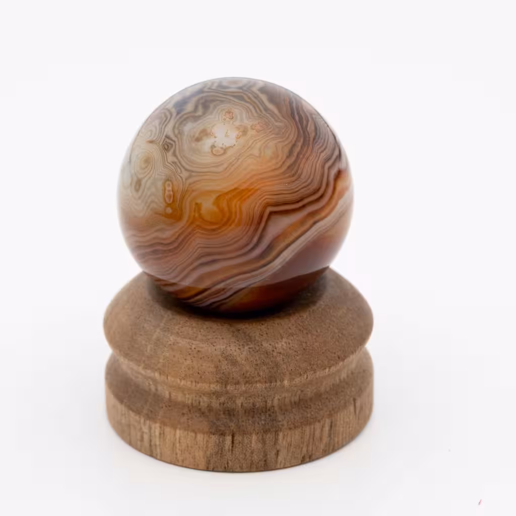 گوی سنگی 12117 (عقیق سلیمانی)