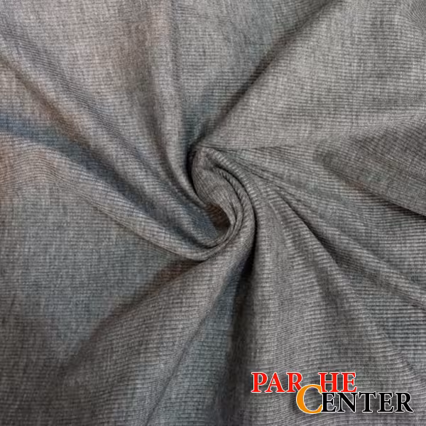 پارچه تریکو کبریتی طوسی نوک مدادی