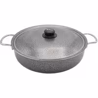 تابه پوشش طرح گرانیت با درب فلزی سایز 40 تابان (جدید و استاندارد)