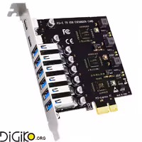 کارت USB3.0 و TYPEC با اسلت PCIE مینی تک