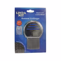 شانه ضد شپش لیندانیت مدل تمام استیل پاک کننده تخم شپش