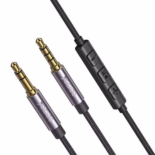 کابل AUX یسیدو مدل YAU30 ریموت طول 1.2 متر