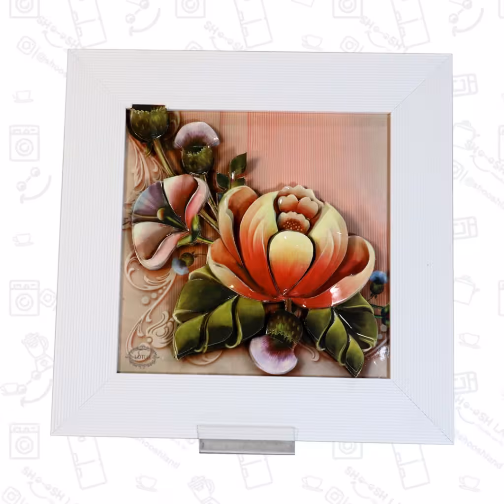 تابلوی سه بعدی طرح گل رز