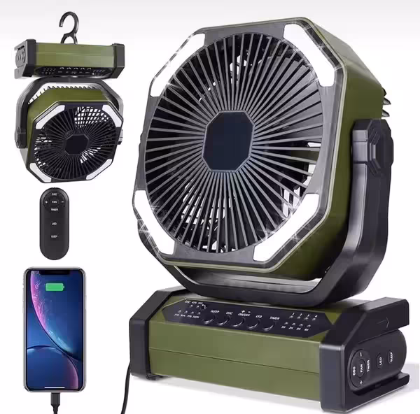 پنکه شارژی چندکاره جیپاس مدل 21220