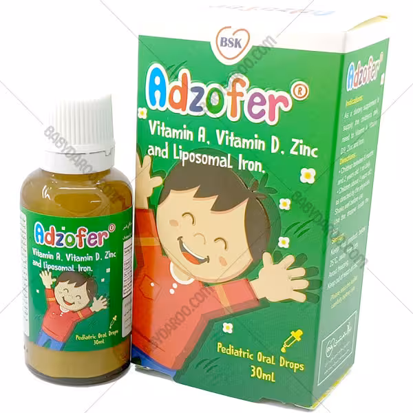 قطره خوراکی آدزوفر  BSK Adzofer Pediatric Oral Drops