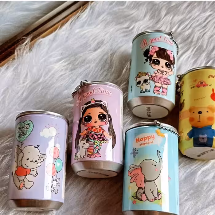 دستمال مرطوب قوطی جیبی فانتزی و کیوت (30 عددی)