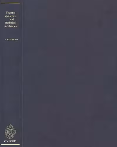 خرید و دانلود نسخه کامل کتاب Thermodynamics and Statistical Mechanics
