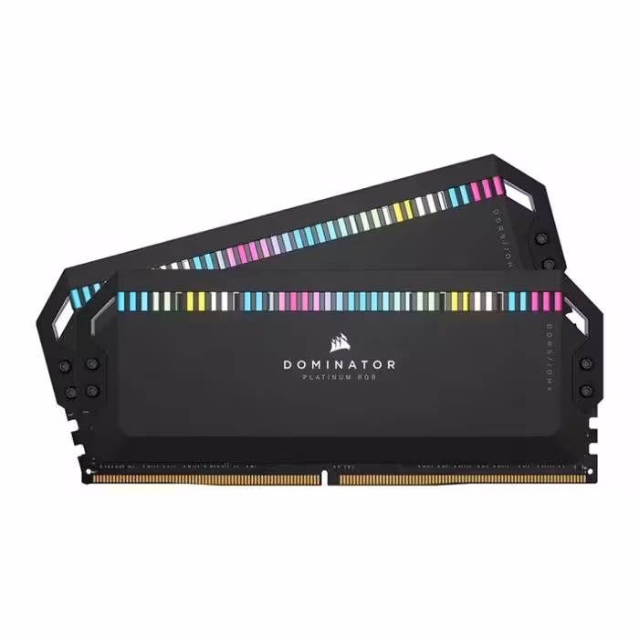 رم دومیناتور کورسیر مشکی DOMINATOR RGB 64GB 2&#215;32GB 6600MHz CL40 Black