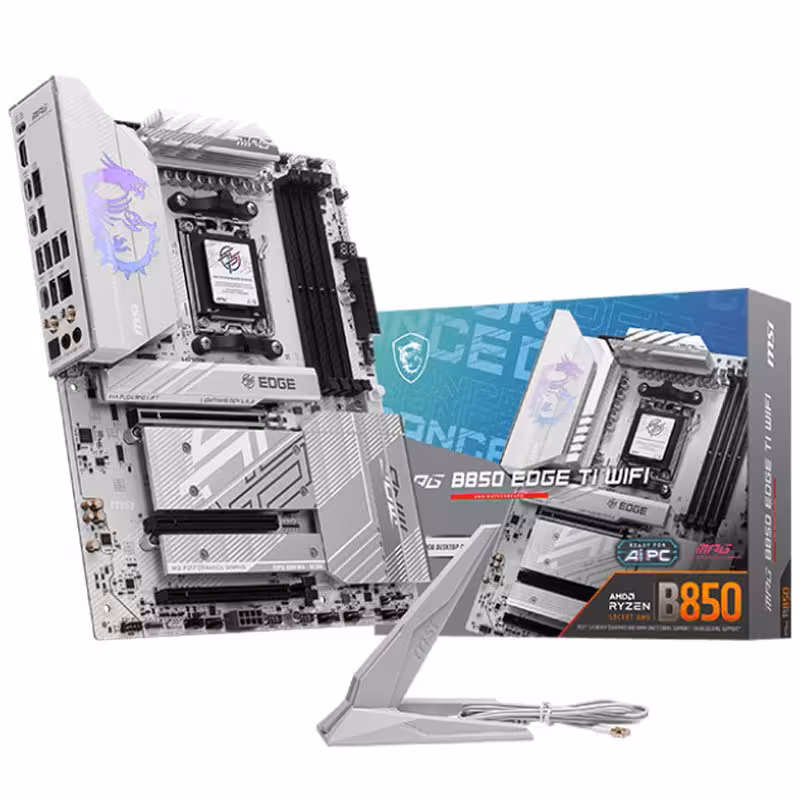 مادربرد ام اس آی مدل MPG B850 EDGE TI WIFI با سوکت پردازنده AM5