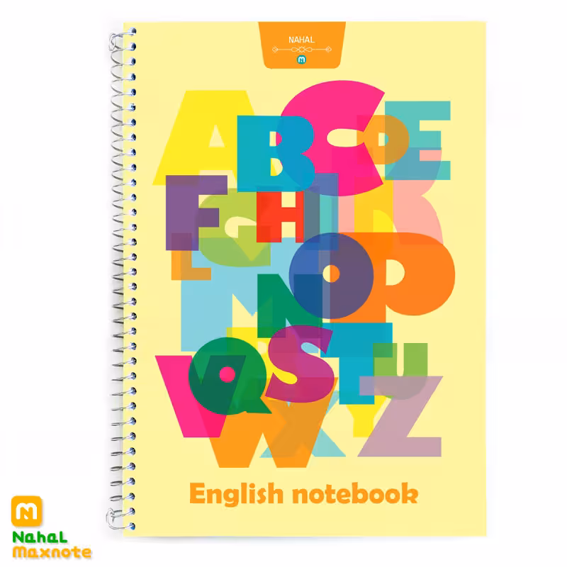 دفتر 100 برگ دو خط سیمی کد 3130.طرح 3