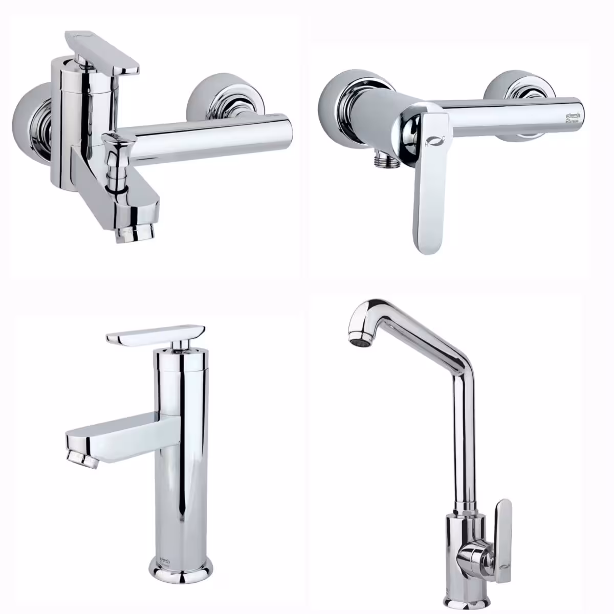 ست چهار تکه شیرآلات راسان مدل فلورا